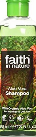 Faith In Nature Aloe Vera Shampoo Strengthening For Normal To Dry Hair 400ml