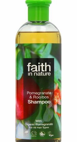 Faith In Nature Organic Pomegranate and Rooibos Shampoo 400ml