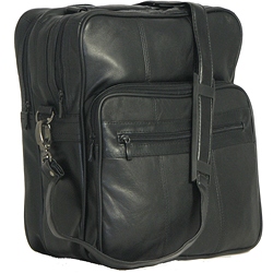 Falcon Black, Genuine Leather Flight Bag 3926