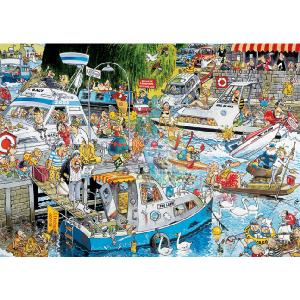 Falcon Deluxe River Cruise Chaos 1000 Piece Jigsaw Puzzle