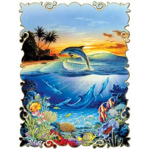 Jumbo Dolphin Lagoon 1000 Piece Jigsaw Deco Puzzle
