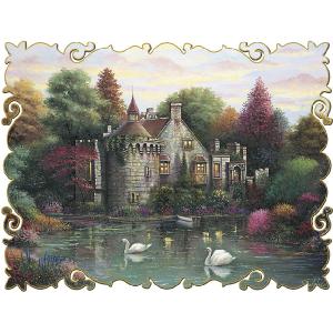 Jumbo Hidden Lake Chateau 1000 Piece Jigsaw Deco Puzzle