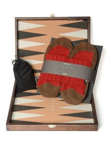 Backgammon Board & Homepad sock gift set