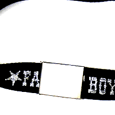 Fall Out Boy Black Canvas Belt