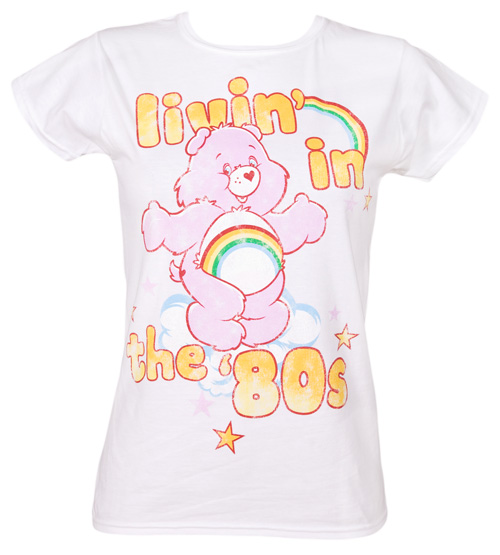 Ladies Care Bears Livin In The 80s T-Shirt