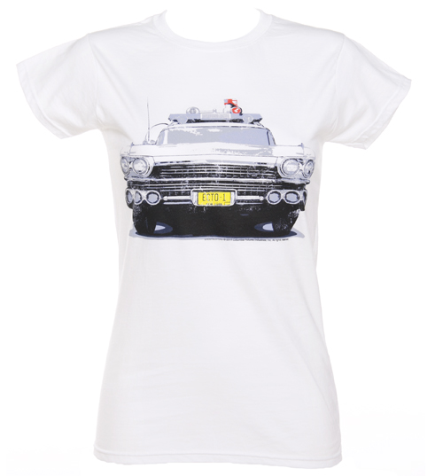 Ladies Ecto 1 Ghostbusters T-Shirt from Fame and