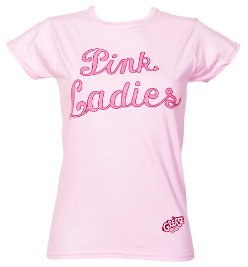 Ladies Grease Pink Ladies T-Shirt from Fame and