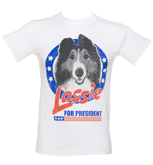 Mens Lassie For President T-Shirt from Fame
