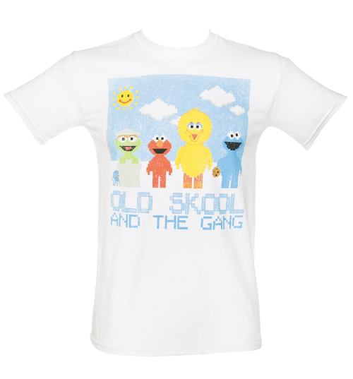 Mens Sesame Street Old Skool T-Shirt from