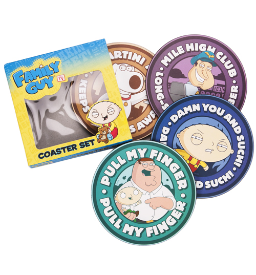 Family Guy Set Of 4 Coasters