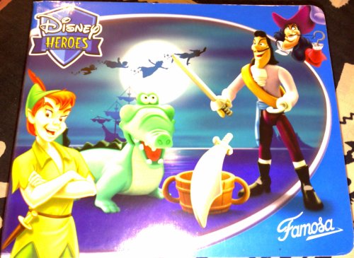 Famosa Disney Heroes Peter Pan Figure Set-Captain Hook & Crocodile