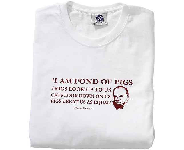 Quote T-Shirt, Winston Churchill