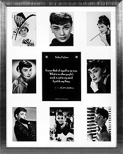Audrey Hepburn Facsimilie Montage