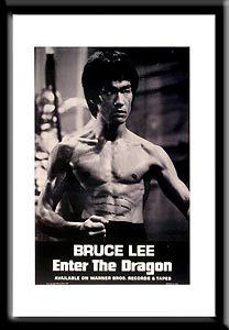 FamousRetail Bruce Lee and#39;Enter The Dragonand39; film poster
