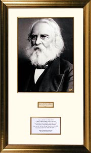 FamousRetail Henry Wadsworth Longfellow signature