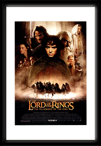 LOTR Fellowship Of The Ring film poster