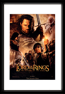 FamousRetail LOTR The Return Of The King film poster