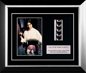 Princess Leia Star Wars film cell