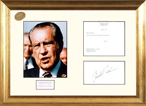 FamousRetail Richard Nixon autograph