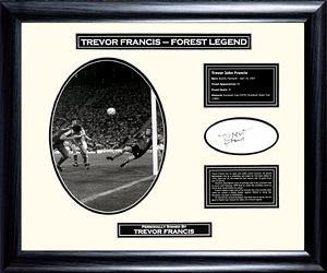 FamousRetail Trevor Francis Sporting Legend signature