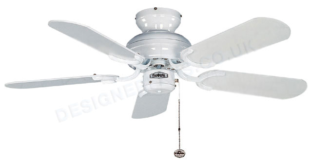 Capri 36 inch white ceiling fan.