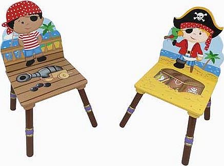 Pirate 2 Chair Set - Black and