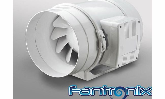 FANTRONIX TT SERIES 4`` 100mm dia High Power TT Series Mixed Flow Duct Extractor Fan for Bathroom,Shower,Wet Room TT-100 - ??2 YEAR WARRANTY??
