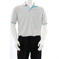 Farah Golf birdseye short sleeve polo white