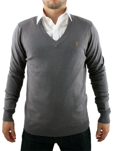 Grey Collier Knit