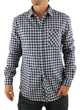 Midnight Fisher Flannel Check Shirt