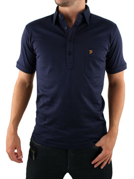 Navy Ives Polo Shirt