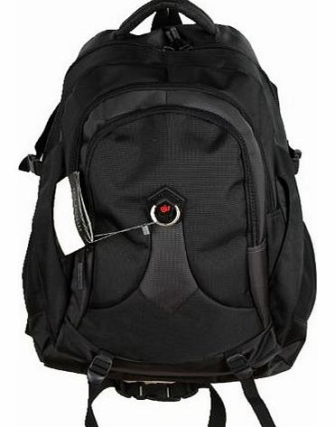  Rucksack- series super practical outdoor bags 56x33x20cm Shoulder Bag Unisex nylon backpack 60x38x25cm C5040 (black)