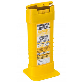 FAW 0.6Ltr Sharpsguard With Yellow Lid (Each)