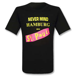 FC St Pauli 06-08 St Pauli `ever Mind`Tee - Black