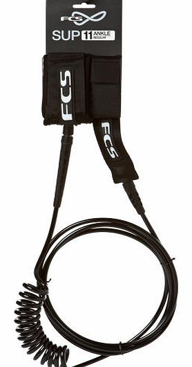 FCS SUP Regular Black Ankle Leash - 11ft 0