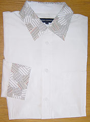 FCUK Long-sleeve Shirt With Patchwork Detail