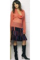 FCUK stripe skirt