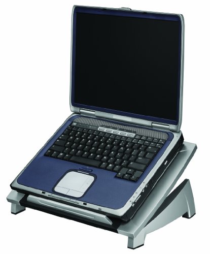 Laptop Riser Notebook Stand - Black/Silver