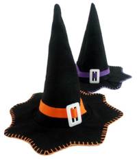 Felt Childs Witch Hat Purple