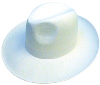 Felt Gangster Hat White