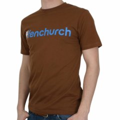 Mens Fenchurch Wordy Tee Cocoa Brown