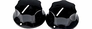  KNOB LARGE SKIRTED BLACK Guitars accessories Spare parts