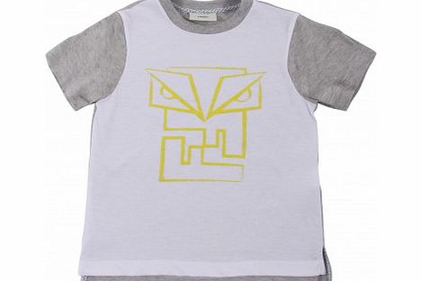 Monster two-tone T-shirt White `2 years,3