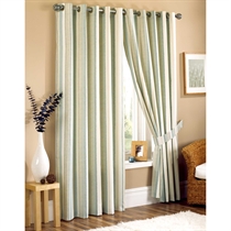 fenton Blue Lined Eyelet Curtains 117x183cm
