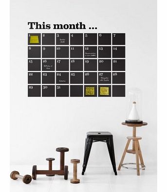Calendar Sticker `One size