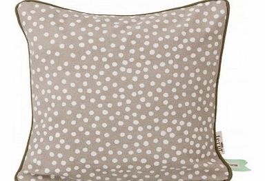 Grey Dots Cushion Grey `One size