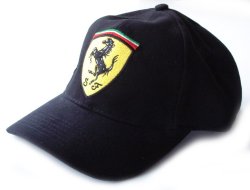 Ferrari Ferrari Black Scudetto Cap