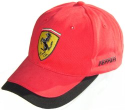 Ferrari Duo Colour Scudetto Cap (Red / Black)