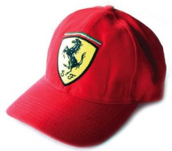 Ferrari Scudetto Youth Cap Red