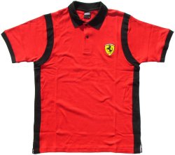 Ferrari Sleeve Panel Polo Shirt